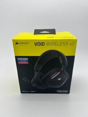 Corsair VOID Wireless V2 Gaming Headset Bluetooth & 2.4GHz Black New‎ Sealed